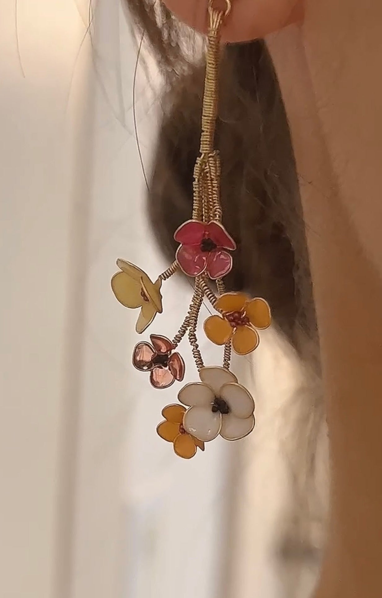 Preorder|  Poppy Bouquet Earrings