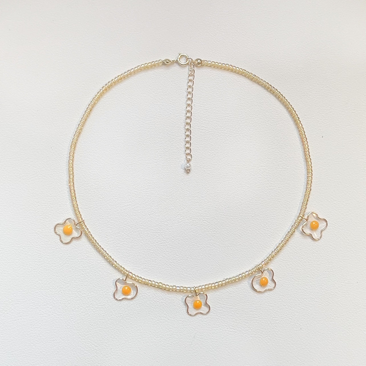 Preorder | Beaded Egg Necklace