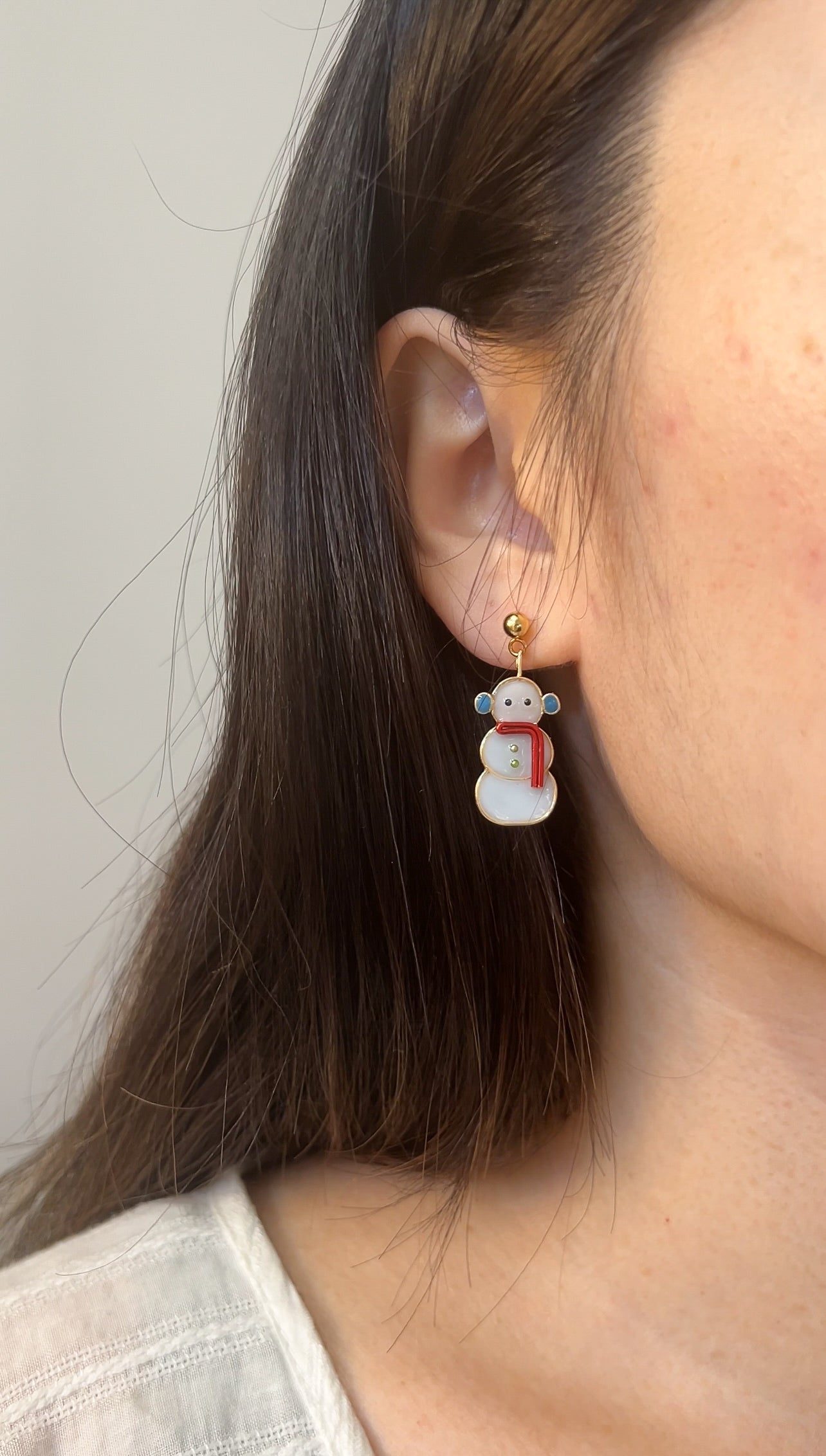 Preorder | Snowmen Earrings