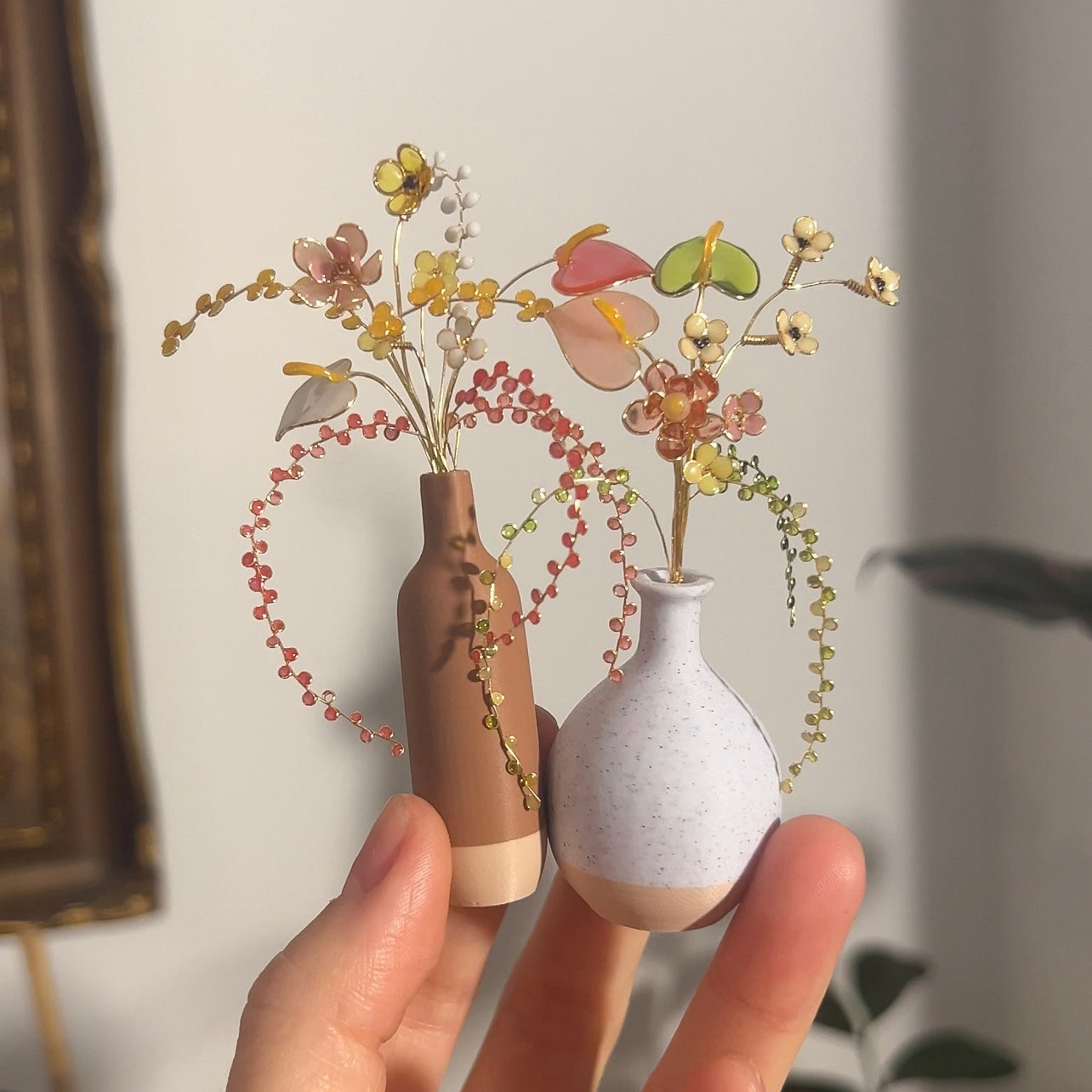 Miniature Laceleaf Anthurium Bouquets