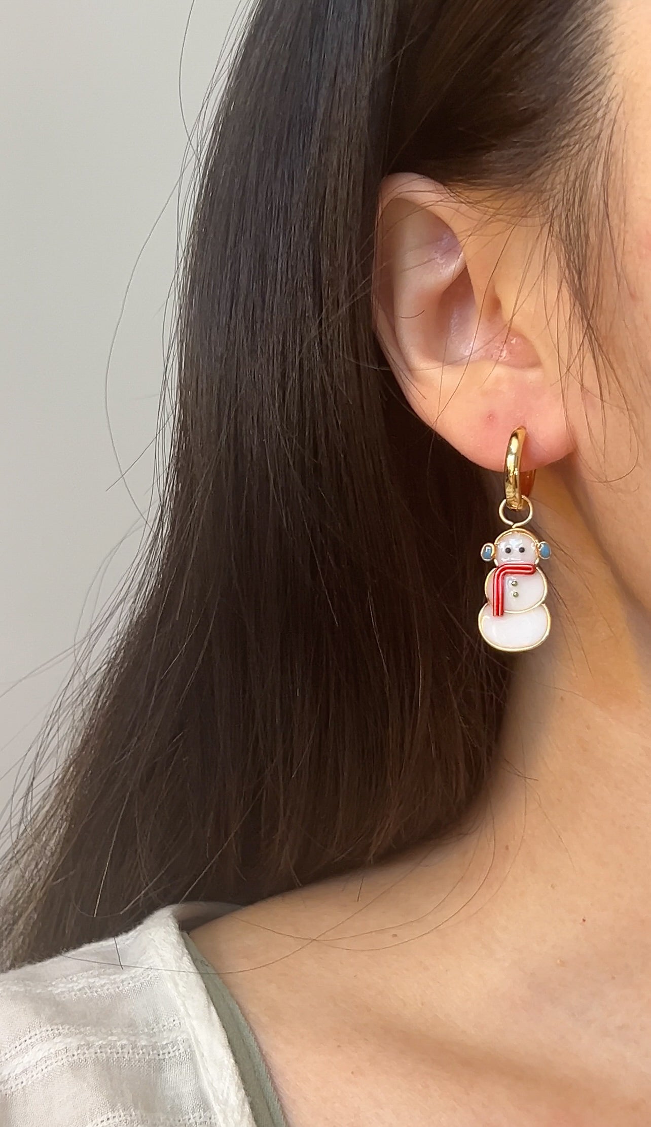 Preorder | Snowmen Earrings