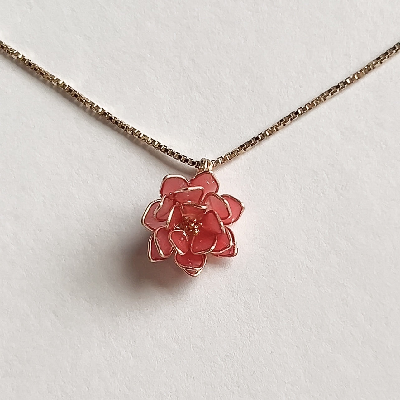 Preorder | Lotus Pendant Necklace