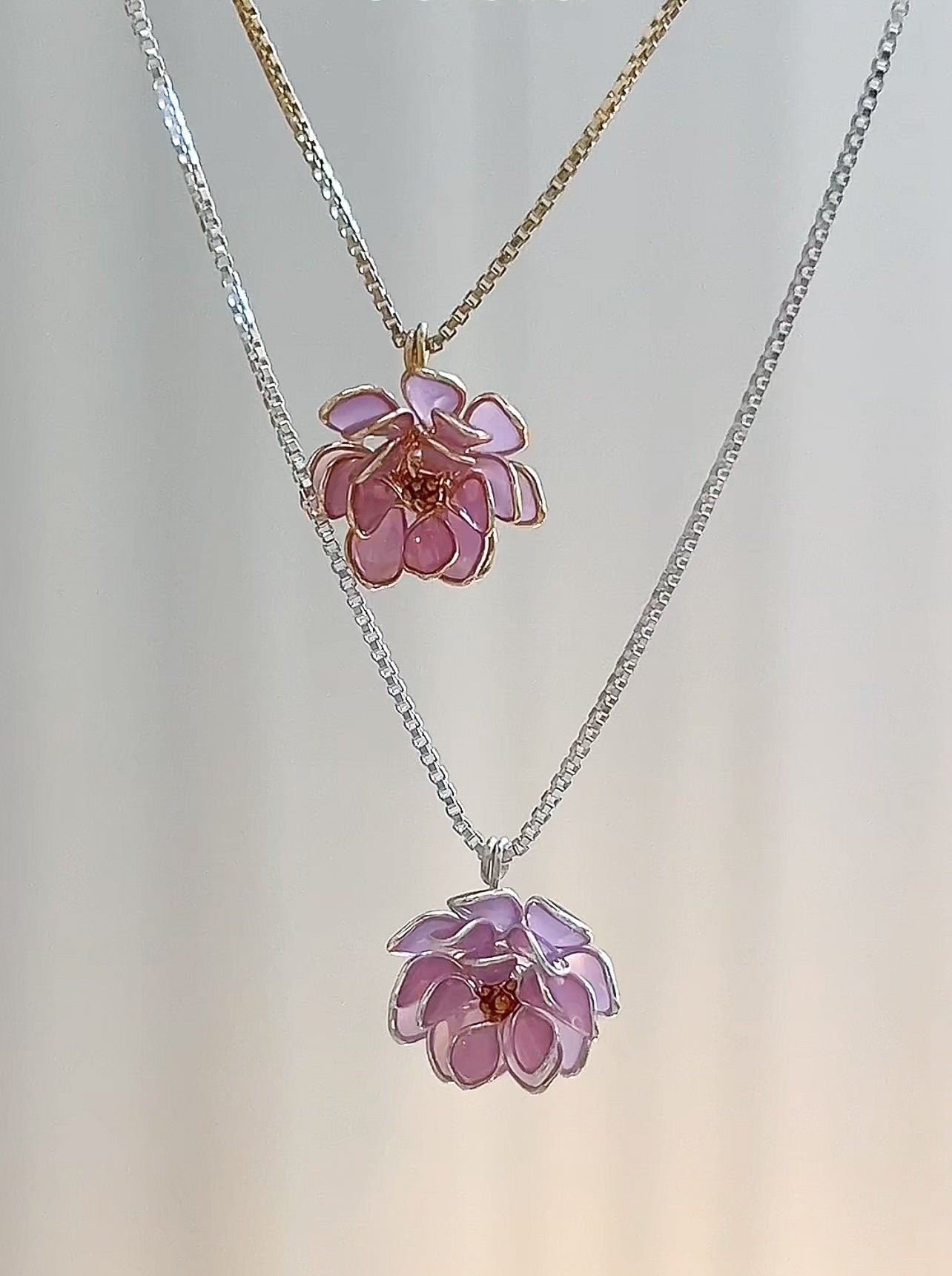 Preorder | Lotus Pendant Necklace