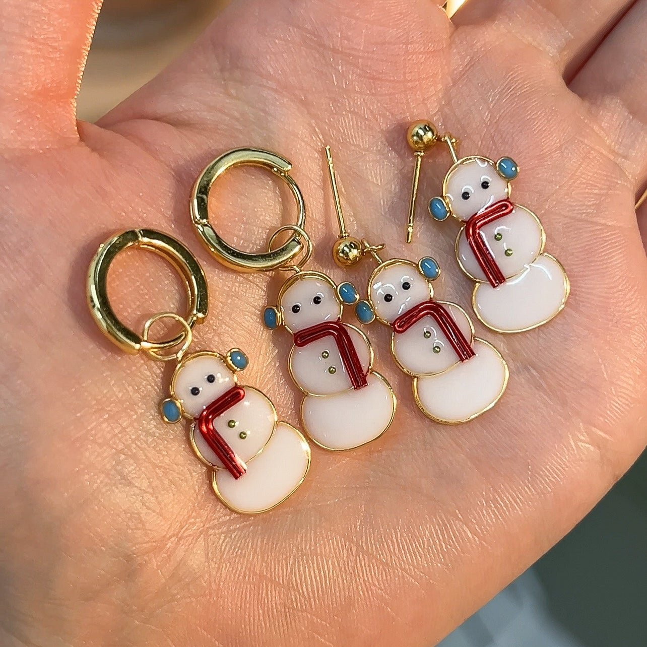 Preorder | Snowmen Earrings