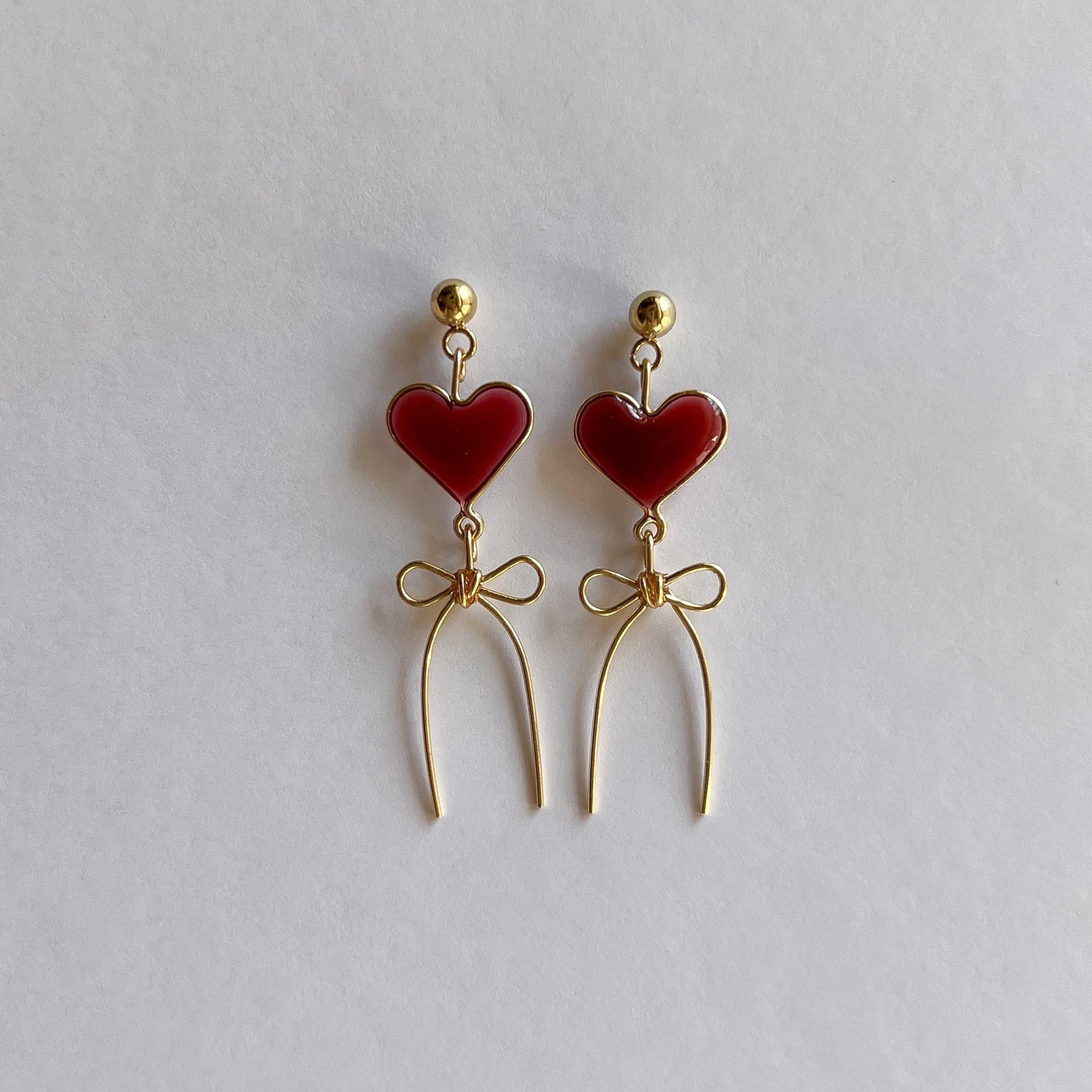 Preorder | Joyce Bow & Heart Dangles ౨ৎ