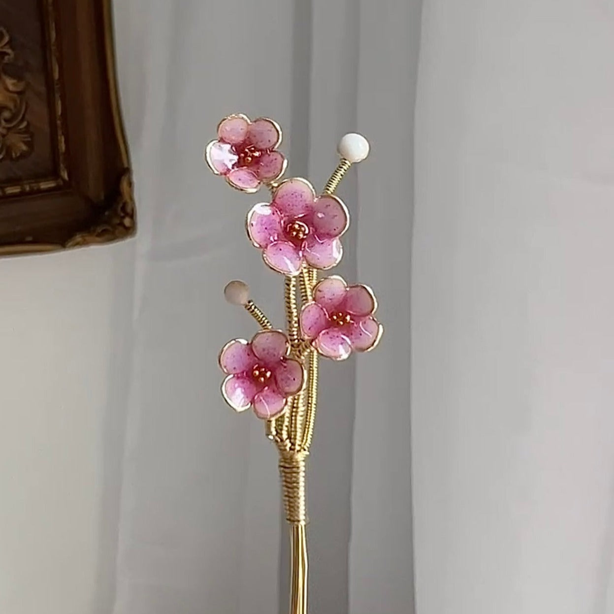 Preorder | Color-Changing Cherry Blossom Earrings