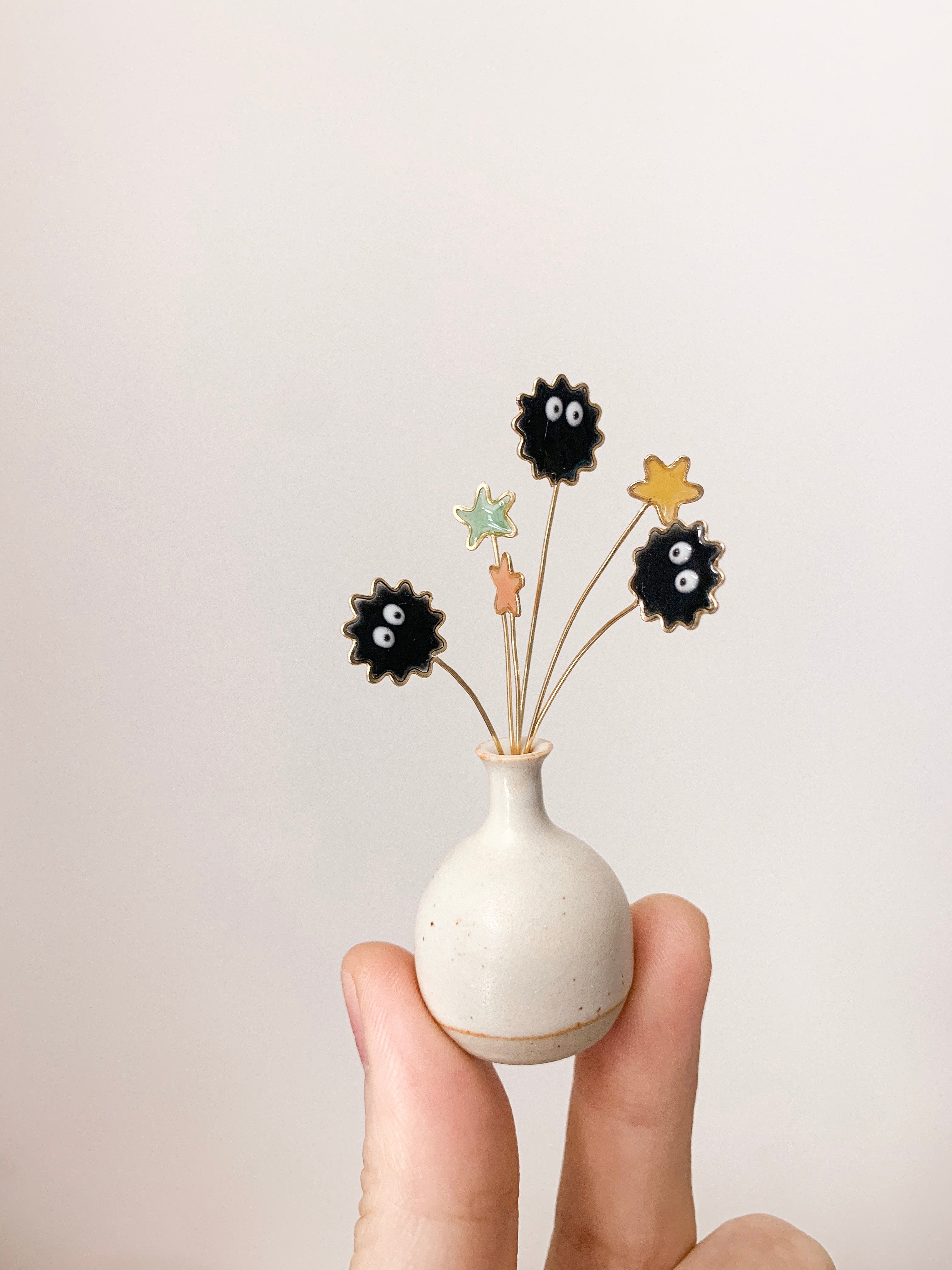 Preorder| Miniature Soot Sprite Inspired Bouquet