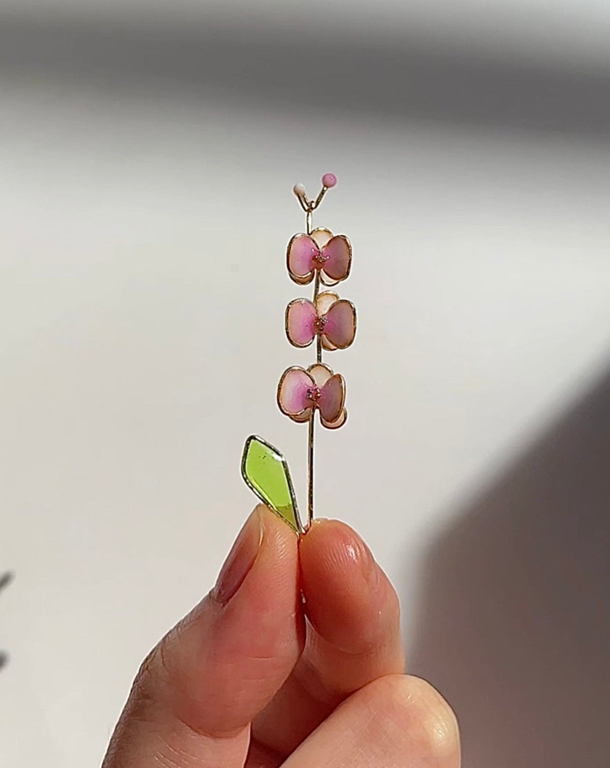 Preorder|  Color-changing Orchid Earrings